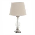 NOĆNA LAMPA STAKLO-METAL BEŽ BOJA 45x25 CM