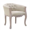 STOLICA FOTELJA ANTIK KREM 61x61x71 CM