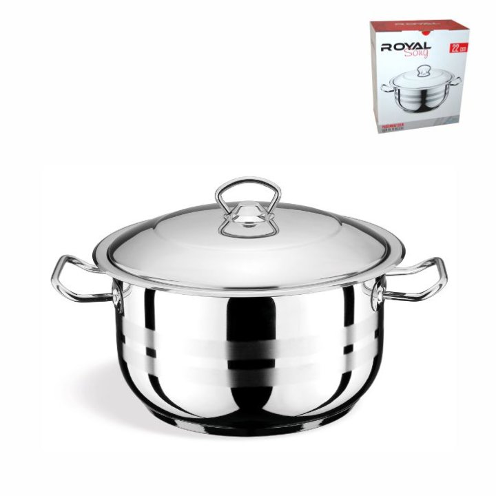 POSUDA ZA KUHANJE INOX ROYAL-SONG 22 CM 4,5 L
