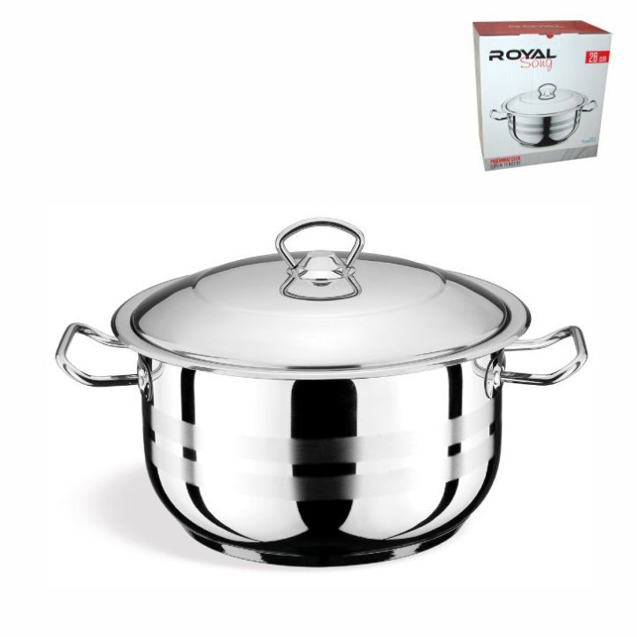 POSUDA ZA KUHANJE INOX ROYAL-SONG 26 CM 8,5 L