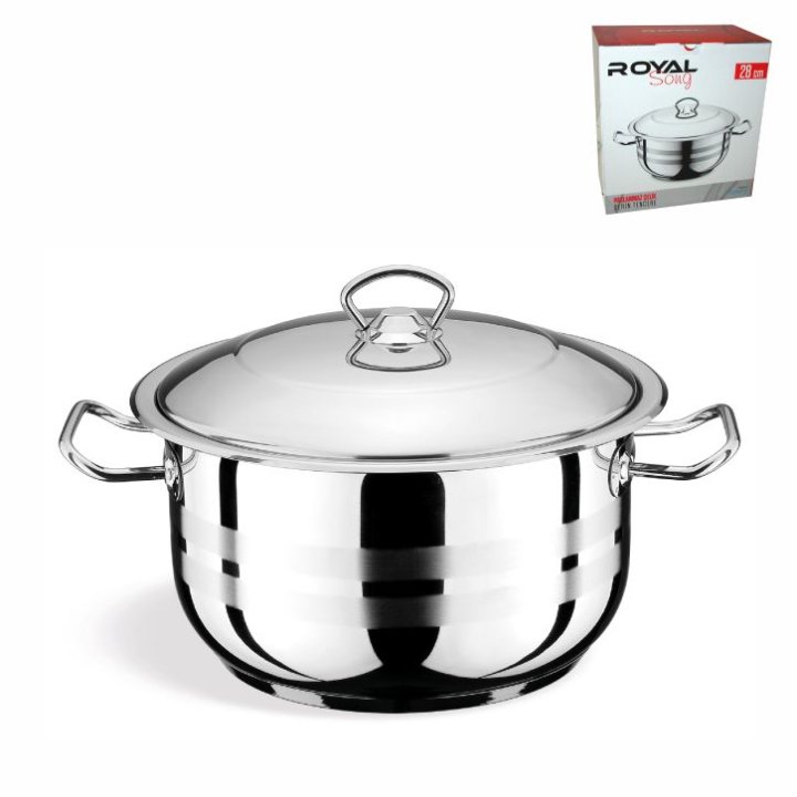 POSUDA ZA KUHANJE INOX ROYAL-SONG 28 CM 11 L