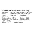 ČAŠE KRISTALIN ANGELA ŠAMPANJAC 6/1 190 ML