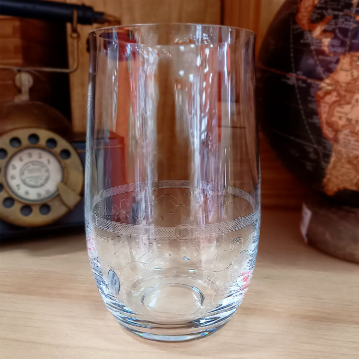ČAŠE KRISTALIN ANGELA SOK 6/1 380 ML - DEKORIRANE