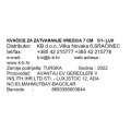 KVAĆICE ZA ZATVARANJE VREĆICA 7 CM  5/1- LUX