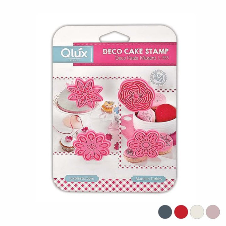 MODELI PEČATI ZA KOLAČE 4/1 NA BLISTERU 18x13,5 CM - LUX
