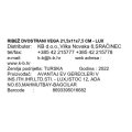 RIBEŽ DVOSTRANI VEGA 21,5x11x7,5 CM - LUX