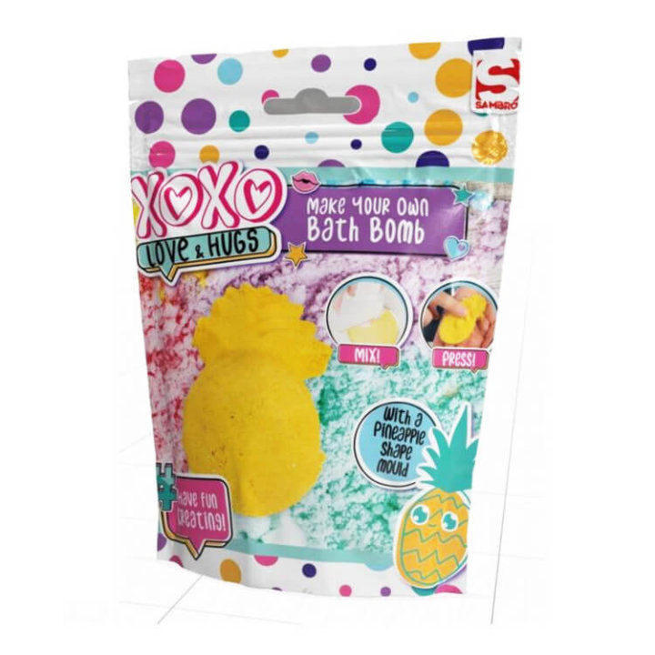 XOXO SET IZRADU BOMBICA ZA KUPANJE - ANANAS /  LUBENICA 17x14 CM