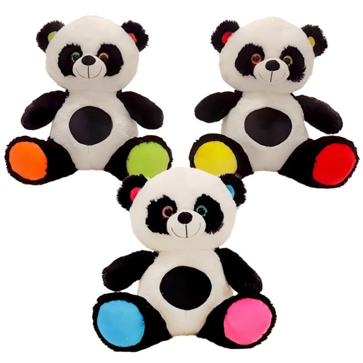 PANDA PLIŠANA SA ŠAPICAMA U BOJI 30 CM