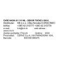 ČAŠE NADIA 6/1 310 ML - DEKOR TOČKE U BOJI