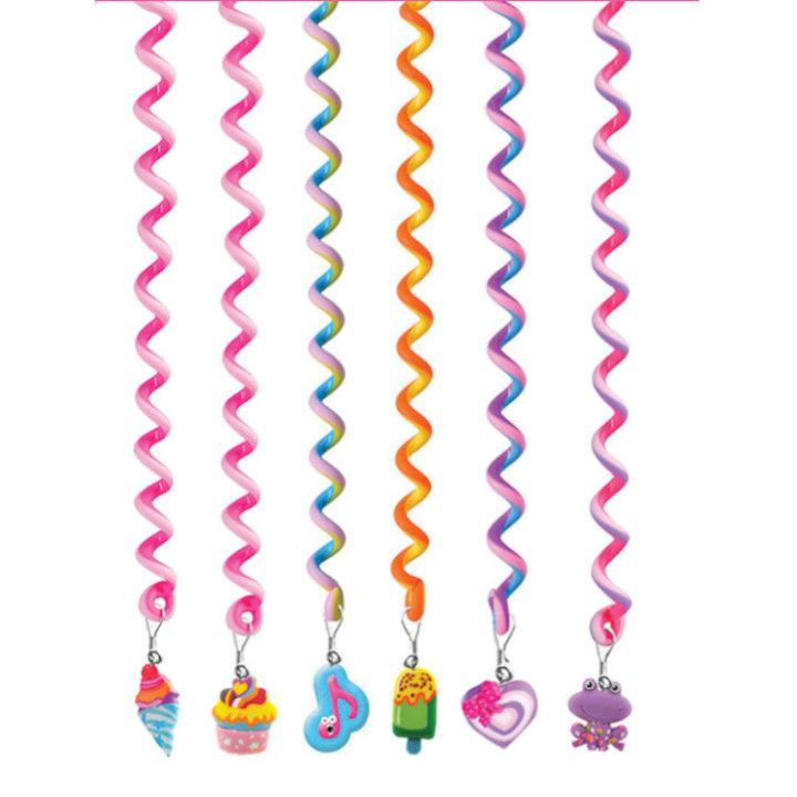 TWISTS & TWIRLS DEKORACIJE ZA KOSU U VREĆICI 11 CM - SORT