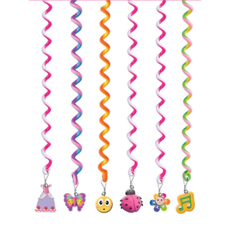 TWISTS & TWIRLS DEKORACIJE ZA KOSU U VREĆICI 11 CM - SORT