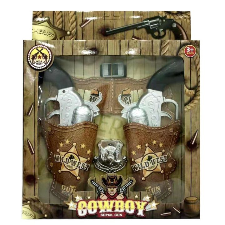 PIŠTOLJI COWBOY SET 2/1 NA BATERIJE