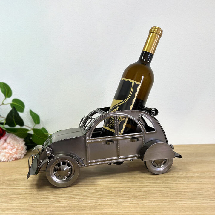STALAK ZA BUTELJU METALNI - AUTO OLDTIMER