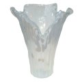 VAZA FUMINE MURANO 35 CM BIJELA PERLA