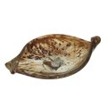 ZDJELA CARAMELA MURANO TEHNIKA 35x24 CM TRANSPARENT-SAFARI