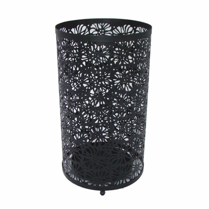STALAK ZA KIŠOBRANE METALNI ANTIK CRNI 43x24x24 CM