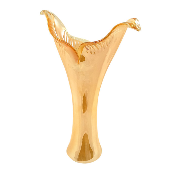 VAZA ORHIDEJA TRILOGY MURANO TEHNIKA 30 CM KREM PERLA