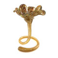 SVIJEĆNJAK - VAZA CVIJET - MURANO TEHNIKA 20 CM TRANSPARENT-SAFARI