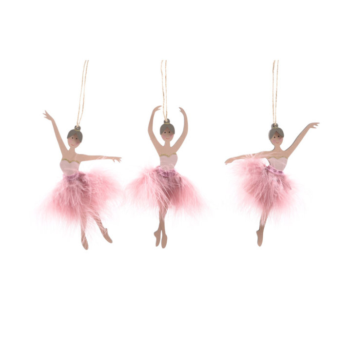 DEKORACIJA ZA BOR - BALERINA 13x18 CM - SORT