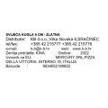 SVIJEĆA KUGLA 6 CM - ZLATNA