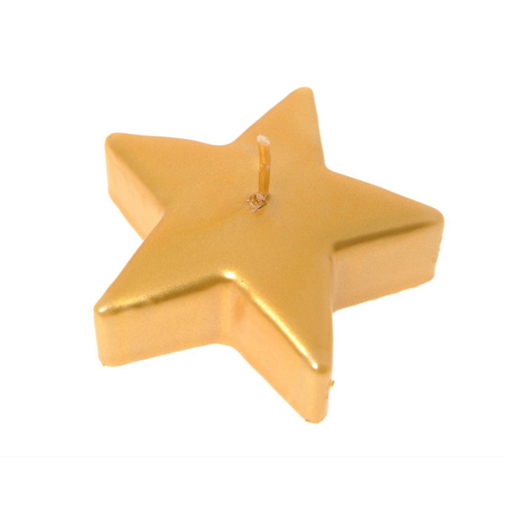 SVIJEĆA ZVIJEZDA 9x3 CM - ZLATNA