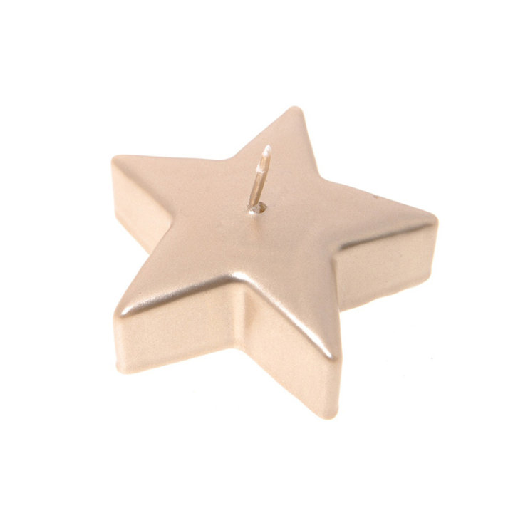 SVIJEĆA ZVIJEZDA 9x3 CM - PERLA ŠAMPANJ