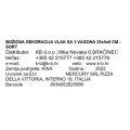 BOŽIĆNA DEKORACIJA VLAK SA 3 VAGONA