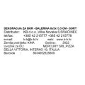 DEKORACIJA ZA BOR - BALERINA 8x5x13.5 CM - SORT