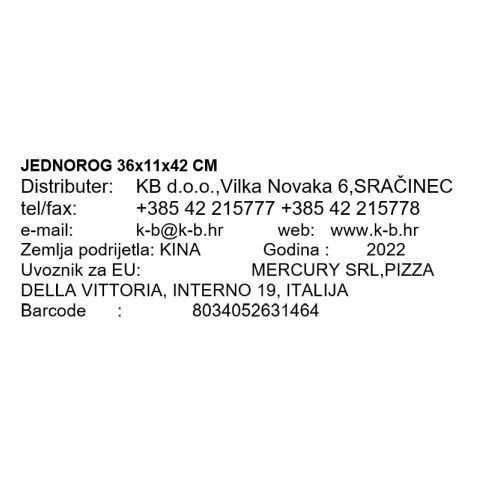 JEDNOROG 36x11x42 CM