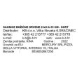 SAONICE BOŽIĆNE DRVENE 23x9.5x19 CM