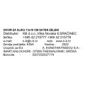 OKVIR ZA SLIKU 13x18 CM SATEN ZELENI