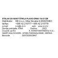 STALAK ZA NAKIT ŠTIKLA PLAVO-CRNA 15x12 CM