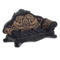 STALAK ZA NAKIT SOFA CRNO-ZLATNA 15x7 CM
