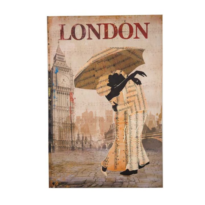 SLIKA ZIDNA CANVAS PRINT - LONDON 90x60 CM