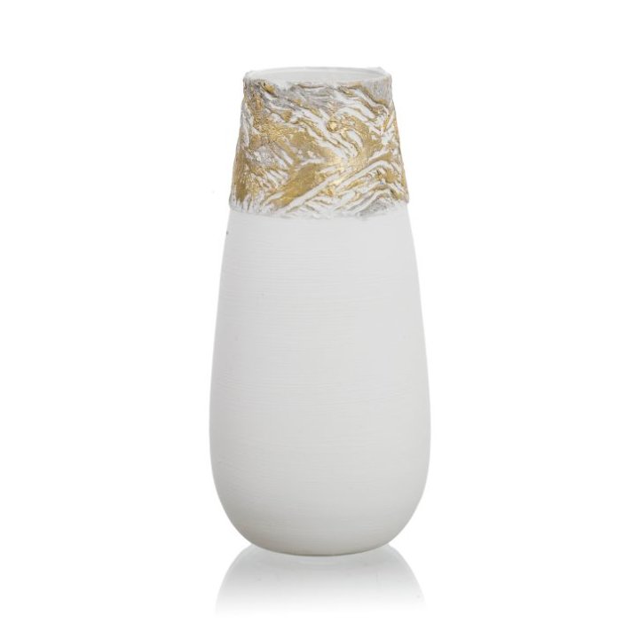 VAZA DEKORIRANA STONE-BABILONIA GOLD 26 CM