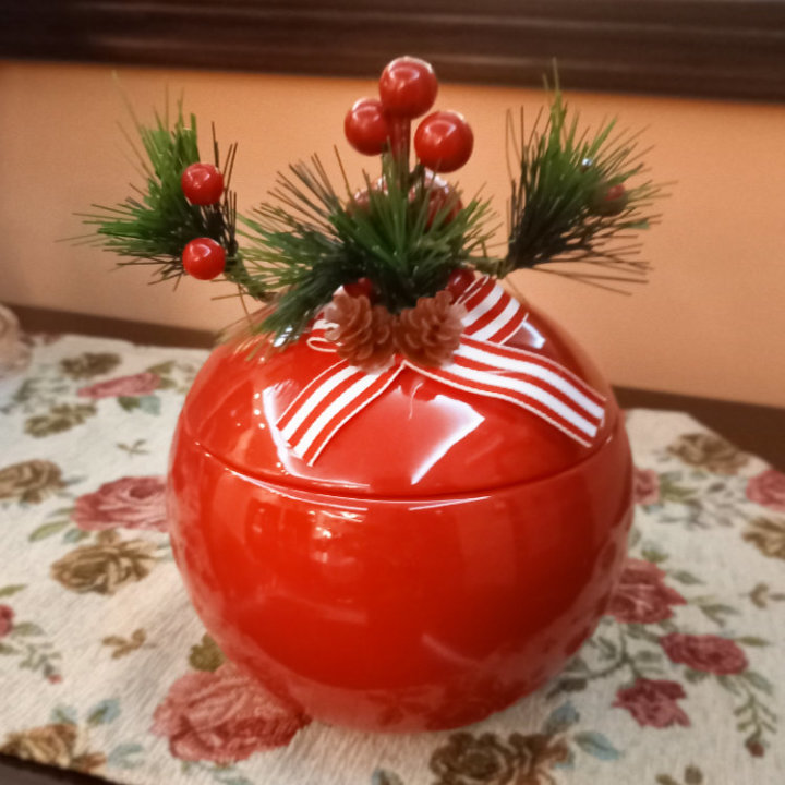 POSUDA KERAMIČKA 15.5 CM BOŽIĆNA JABUKA
