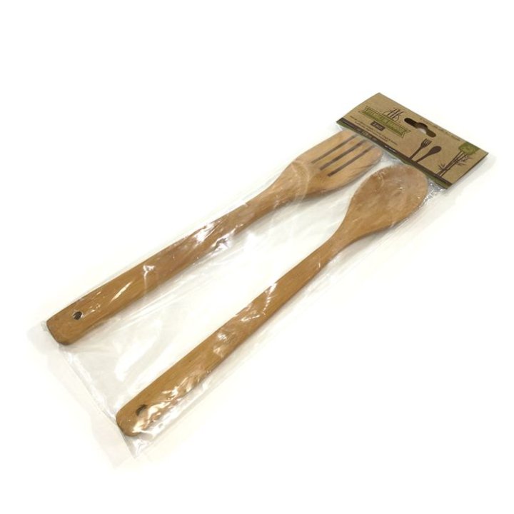 SET ZA SERVIRANJE SALATE BAMBUS 28 CM