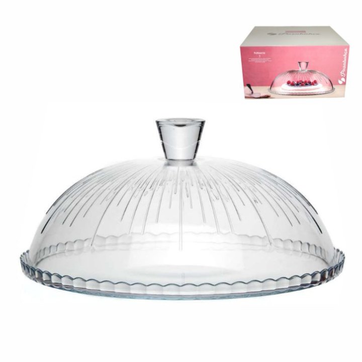 TACNA PATISSERIE SA STAKLENIM POKLOPCEM 32,2 CM