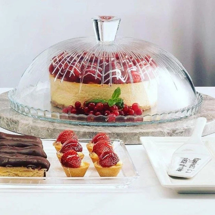 TACNA PATISSERIE SA STAKLENIM POKLOPCEM 32,2 CM