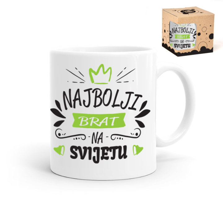 šalica s tiskom
