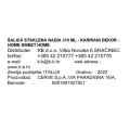 ŠALICA STAKLENA NADIA 310 ML - KARIRANI DEKOR - HOME SWEET HOME