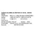 ČAŠICE COLUMBIA ZA ŽESTOKO 6/1 88 ML - DEKOR ČIPKA