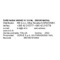 ČAŠE NADIA VISOKE 3/1 310 ML - DEKOR MAČKA