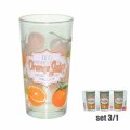 ČAŠE LINDA VISOKE 3/1 250 ML - ORANGE JUICE
