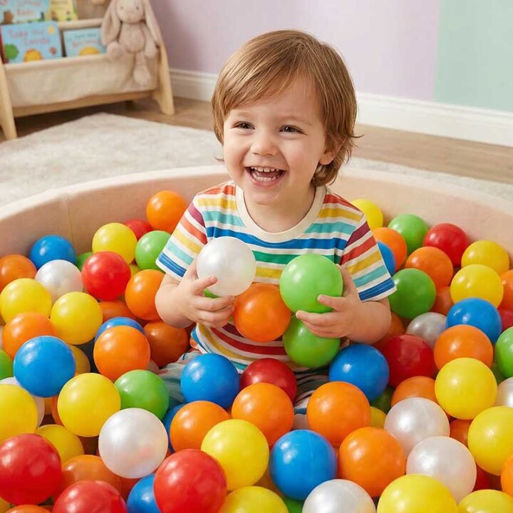 LOPTICE ZA BEBE 50/1 U MREŽICI 6 CM