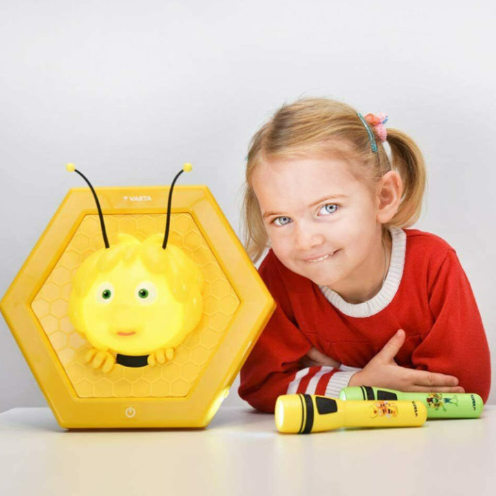 PČELICA MAJA NOĆNA LAMPICA ZIDNA VARTA NA BATERIJE 28 CM