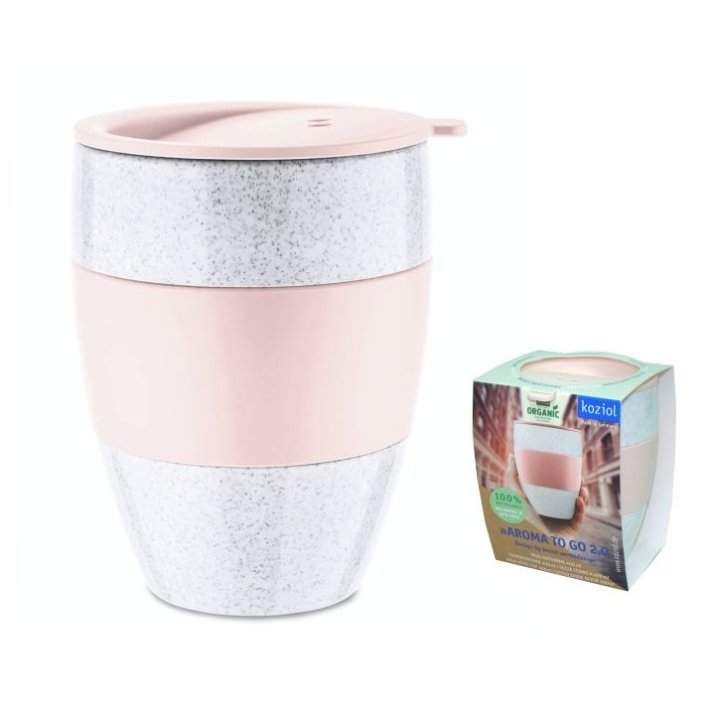 TERMO ŠALICA KOZIOL ORGANIC ROZA 400 ML