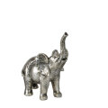 FIGURA SLON SJEDEĆA ILI STAJAĆA SREBRNA 13,5 -16 CM