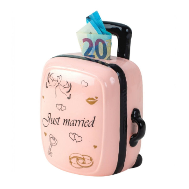 KASICA KOFER ROZI 15 CM - JUST MARRIED
