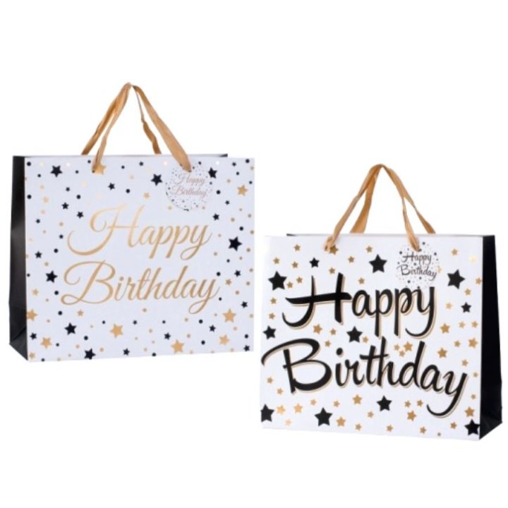 POKLON VREĆICA HAPPY BIRTHDAY 31x26 CM